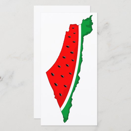 Palestine Map Watermelon Symbol of freedom (Front/Back)