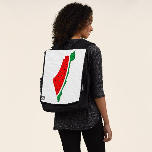 Palestine Map Watermelon Symbol of freedom Backpack