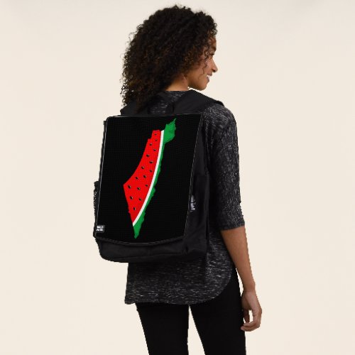 Palestine Map Watermelon Symbol of freedom Backpack