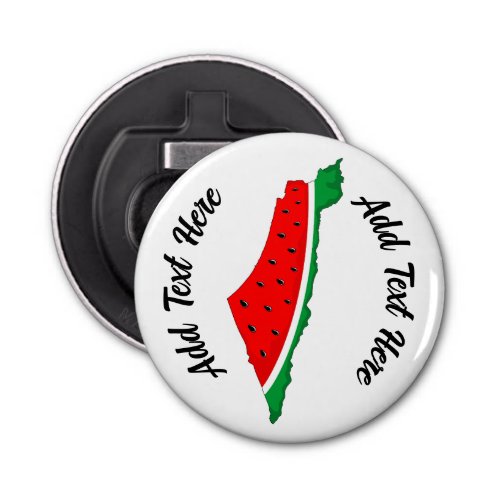 Palestine Map Watermelon Symbol of freedom Bottle Opener