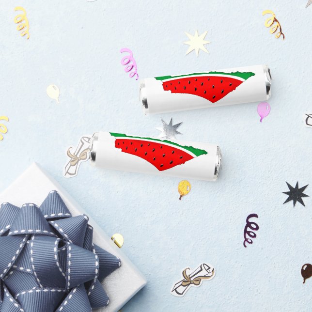 Palestine Map Watermelon Symbol of freedom Breath Savers® Mints (Party)
