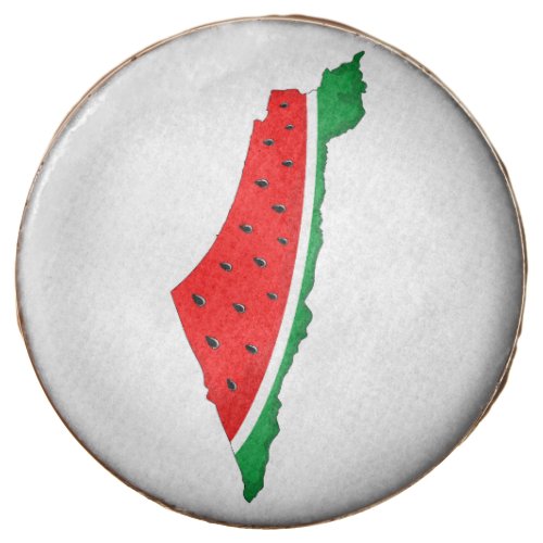 Palestine Map Watermelon Symbol of freedom Chocolate Covered Oreo