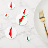 Palestine Map Watermelon Symbol of freedom