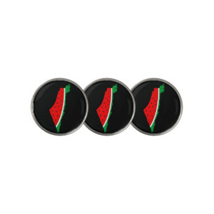 Palestine Map Watermelon Symbol of freedom Golf Ball Marker