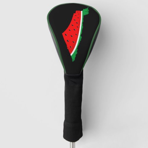 Palestine Map Watermelon Symbol of freedom Golf Head Cover