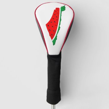Palestine Map Watermelon Symbol Of Freedom Golf Head Cover by Bluedarkat at Zazzle