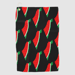 Palestine Map Watermelon Symbol of freedom Golf Towel