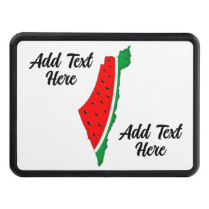 Palestine Map Watermelon Symbol of freedom Hitch Cover