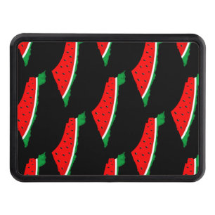 Palestine Map Watermelon Symbol of freedom Hitch Cover