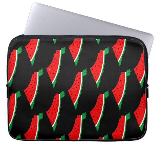 Palestine Map Watermelon Symbol of freedom  Laptop Sleeve
