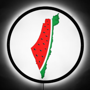 Palestine Map Watermelon Symbol of freedom LED Sign