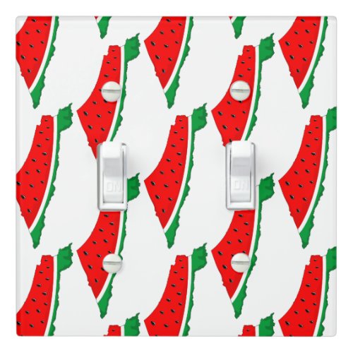 Palestine Map Watermelon Symbol of freedom Light Switch Cover