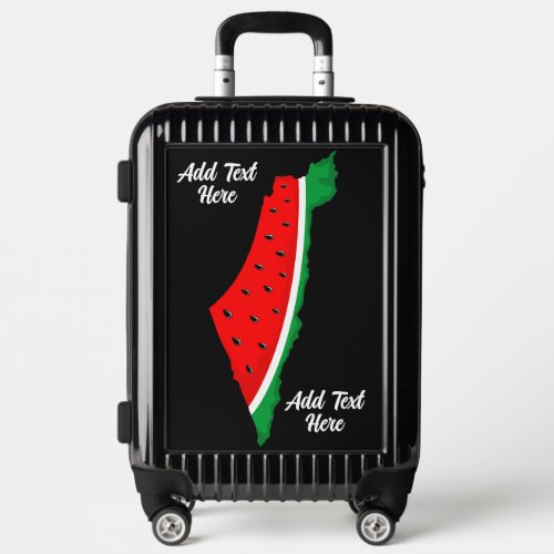 Palestine Map Watermelon Symbol of freedom Luggage