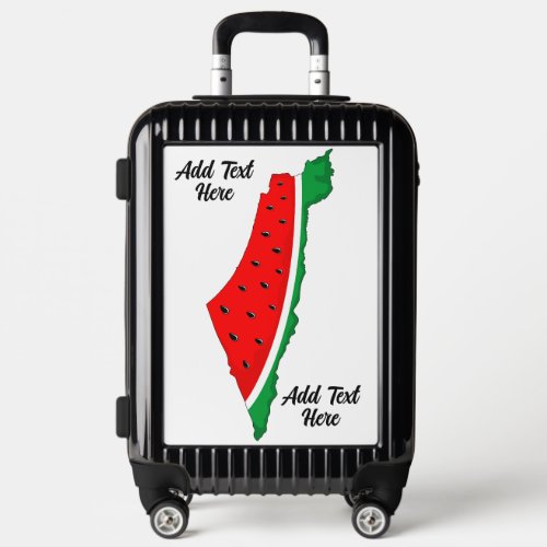 Palestine Map Watermelon Symbol of freedom Luggage