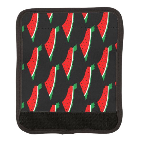 Palestine Map Watermelon Symbol of freedom Luggage Handle Wrap