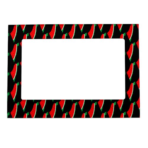 Palestine Map Watermelon Symbol of freedom Magnetic Frame