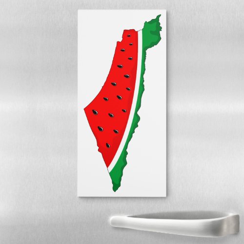 Palestine Map Watermelon Symbol of freedom Magnetic Notepad