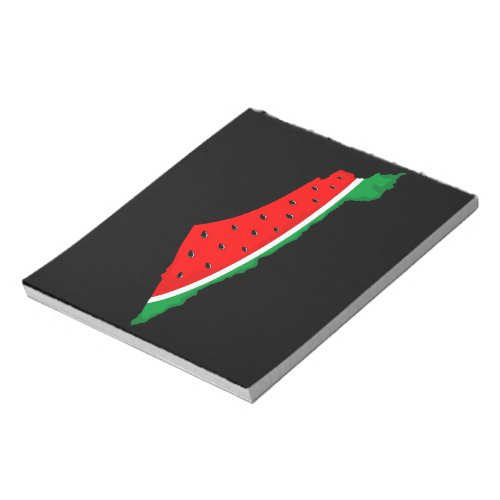 Palestine Map Watermelon Symbol of freedom Notepad