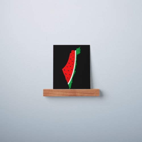 Palestine Map Watermelon Symbol of freedom Picture Ledge