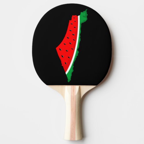 Palestine Map Watermelon Symbol of freedom Ping Pong Paddle