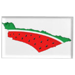 Palestine Map Watermelon Symbol of freedom Place Card Holder