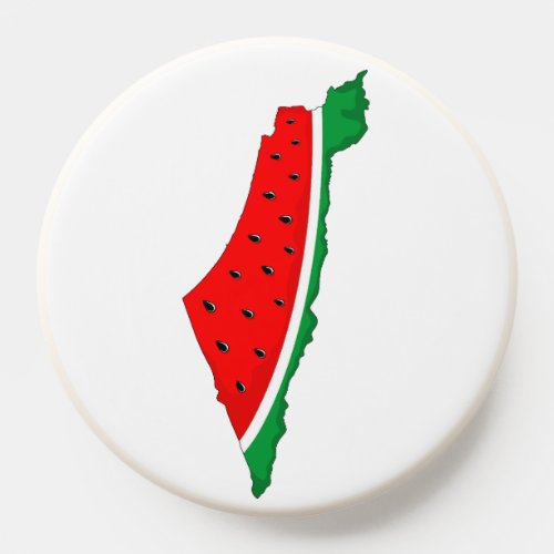 Palestine Map Watermelon Symbol of freedom PopSocket