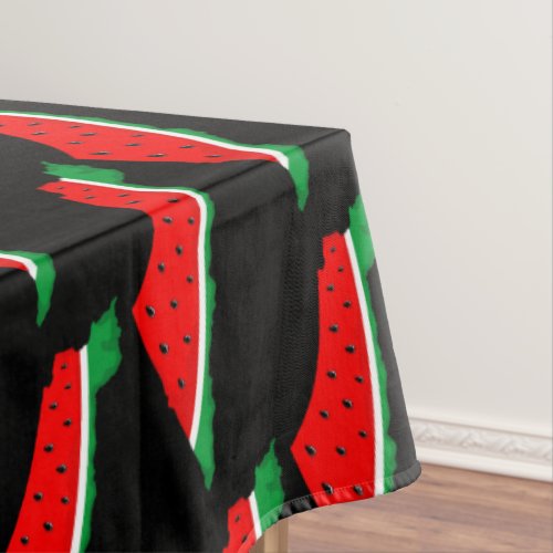 Palestine Map Watermelon Symbol of freedom Tablecloth