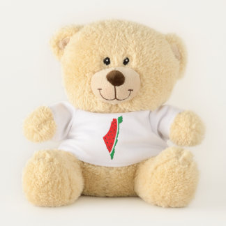 Palestine Map Watermelon Symbol of freedom Teddy Bear