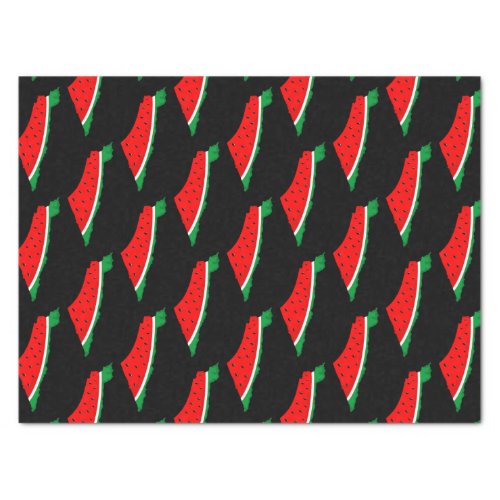 Palestine Map Watermelon Symbol of freedom Tissue Paper