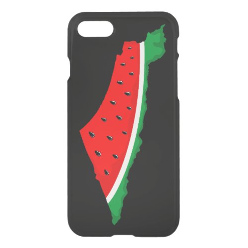 Palestine Map Watermelon Symbol of freedom iPhone SE87 Case