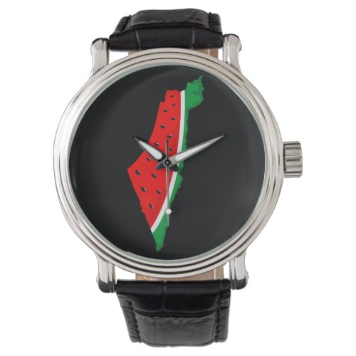 Palestine Map Watermelon Symbol of freedom Watch