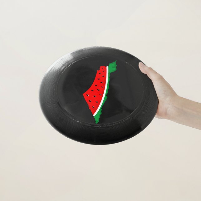Palestine Map Watermelon Symbol of freedom Wham-O Frisbee (In Hand)