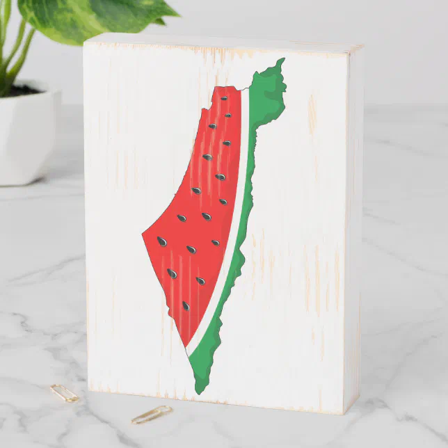 10 Pcs Palestine Map Symbol Watermelon Design Palestine Map Badge A300005-10