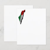 Palestine Map with Flag and Keffiyeh (Front/Back)