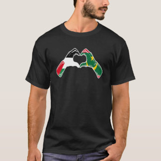 Palestine Mauritania Flag Palestinian Mauritania T-Shirt