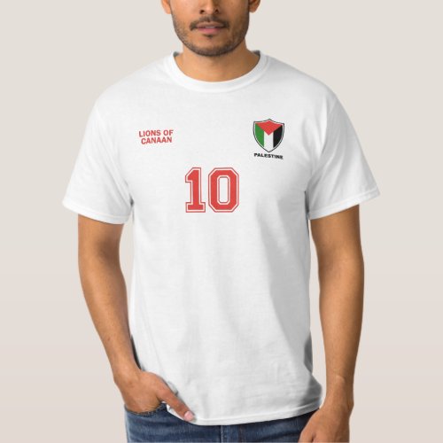 Palestine National Football Team Soccer Retro T_Shirt