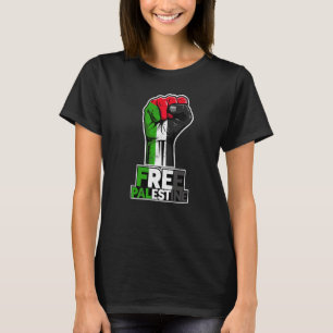 Palestine Palestine Flag Palestinian fist Free Pal T-Shirt