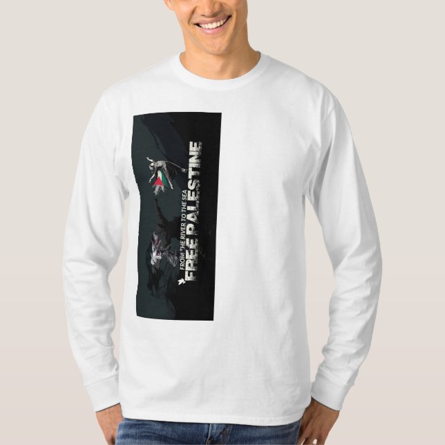 Palestine, Palestine, Palestine flag, Palestinian T-Shirt (Front)