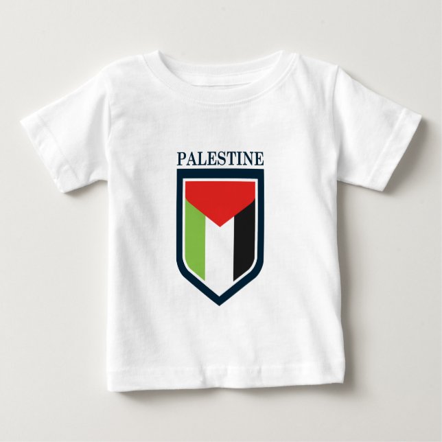 Palestine & Palestinian flag Baby T-Shirt (Front)