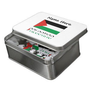 Palestine Palestinian Flag Black Personalization Jigsaw Puzzle