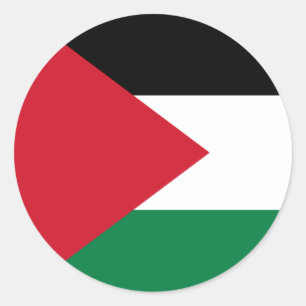 Palestine (Palestinian) Flag Classic Round Sticker
