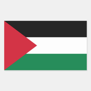 Palestine/Palestinian Flag Rectangular Sticker