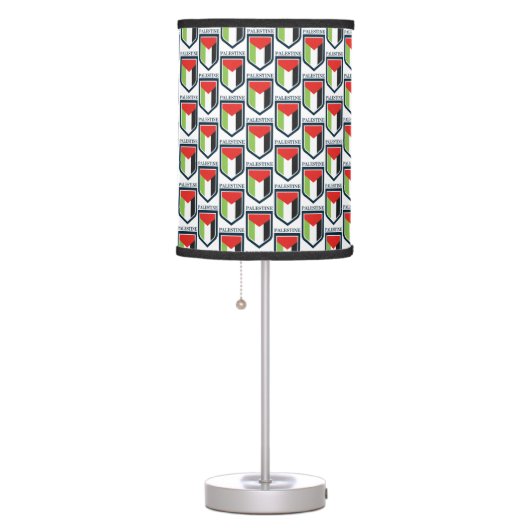 Palestine & Palestinian flaG Table Lamp (Right)