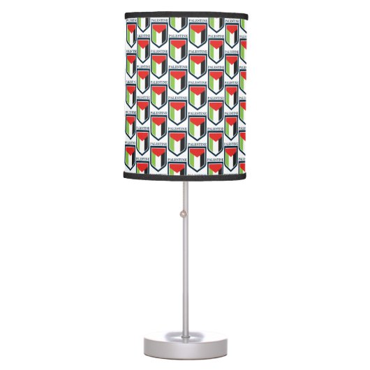 Palestine & Palestinian flaG Table Lamp (Front)