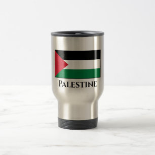 Palestine (Palestinian) Flag Travel Mug