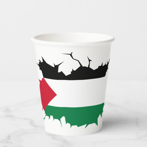 Palestine  paper cups