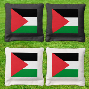 Palestine patriotic bags, Palestinian Flag Cornhole Bags