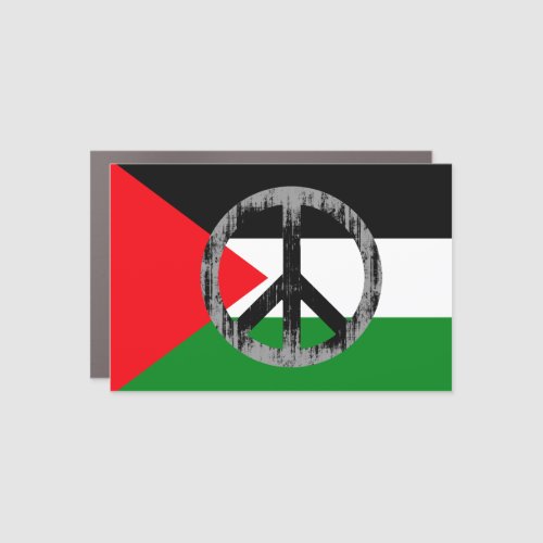 Palestine Peace Flag Car Magnet