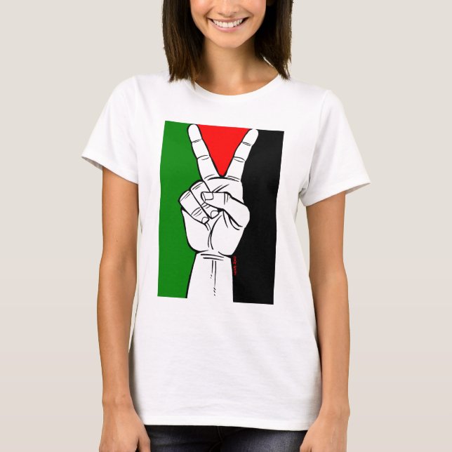 Palestine Peace Flag T-Shirt (Front)