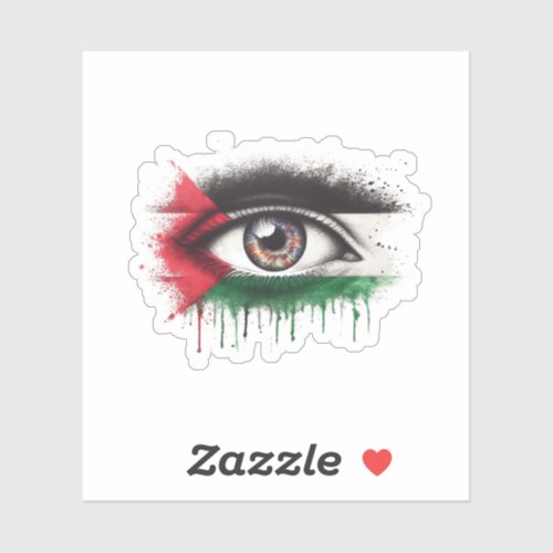 PALESTINE PROVIDENCE EYE STICKER